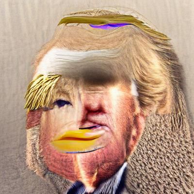 Realistic AI Portrait of Donald Trump