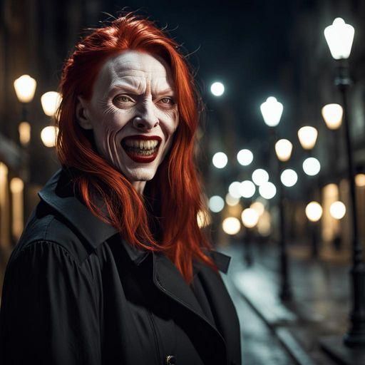 An ugly, undead, repulsive looking, red-headed, vampire girl...
