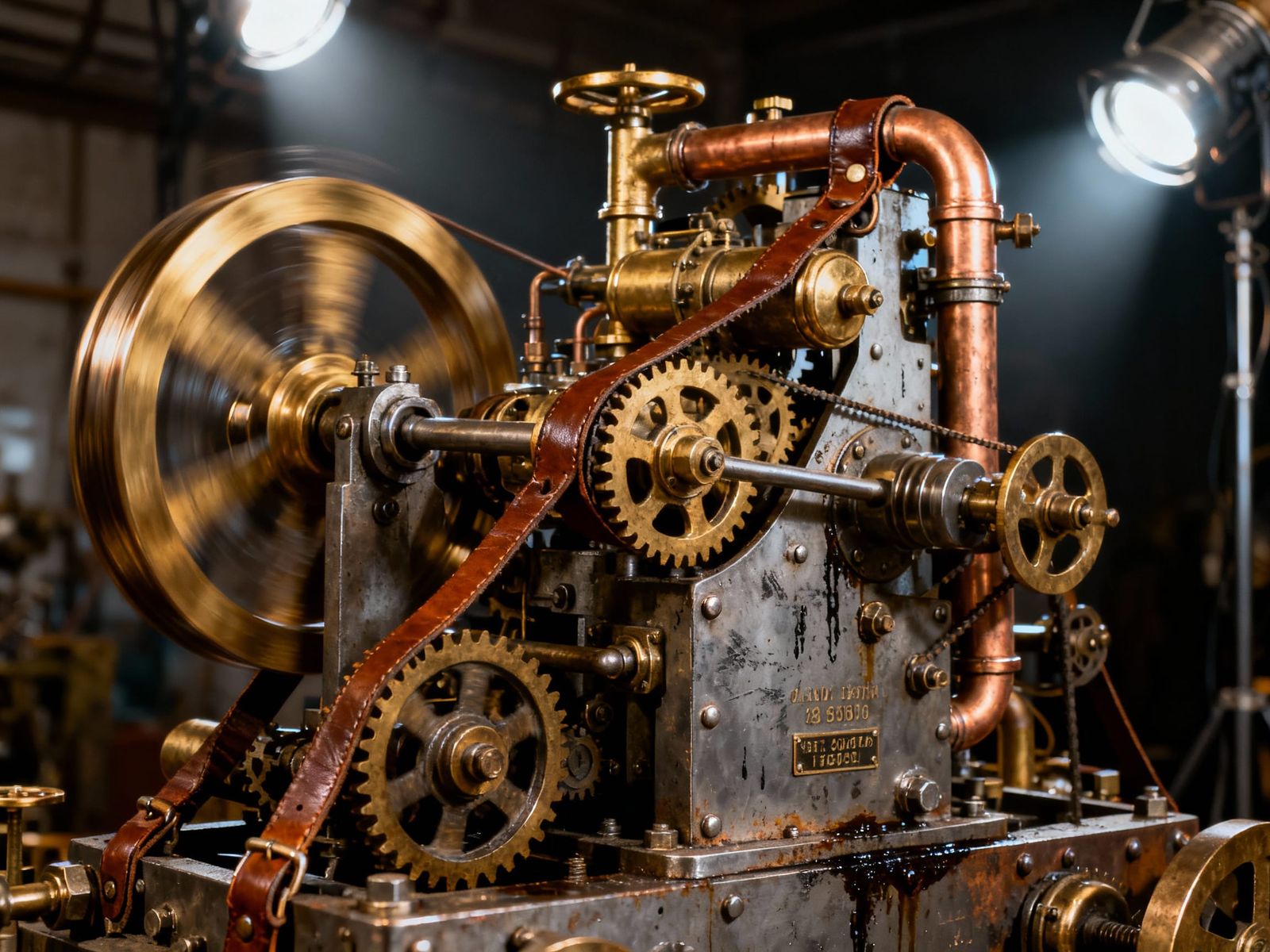 Realistic Steampunk Machinery in RAW Format