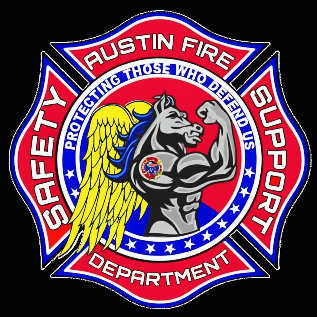 Austin Fire Department Pegasus Safety Logo