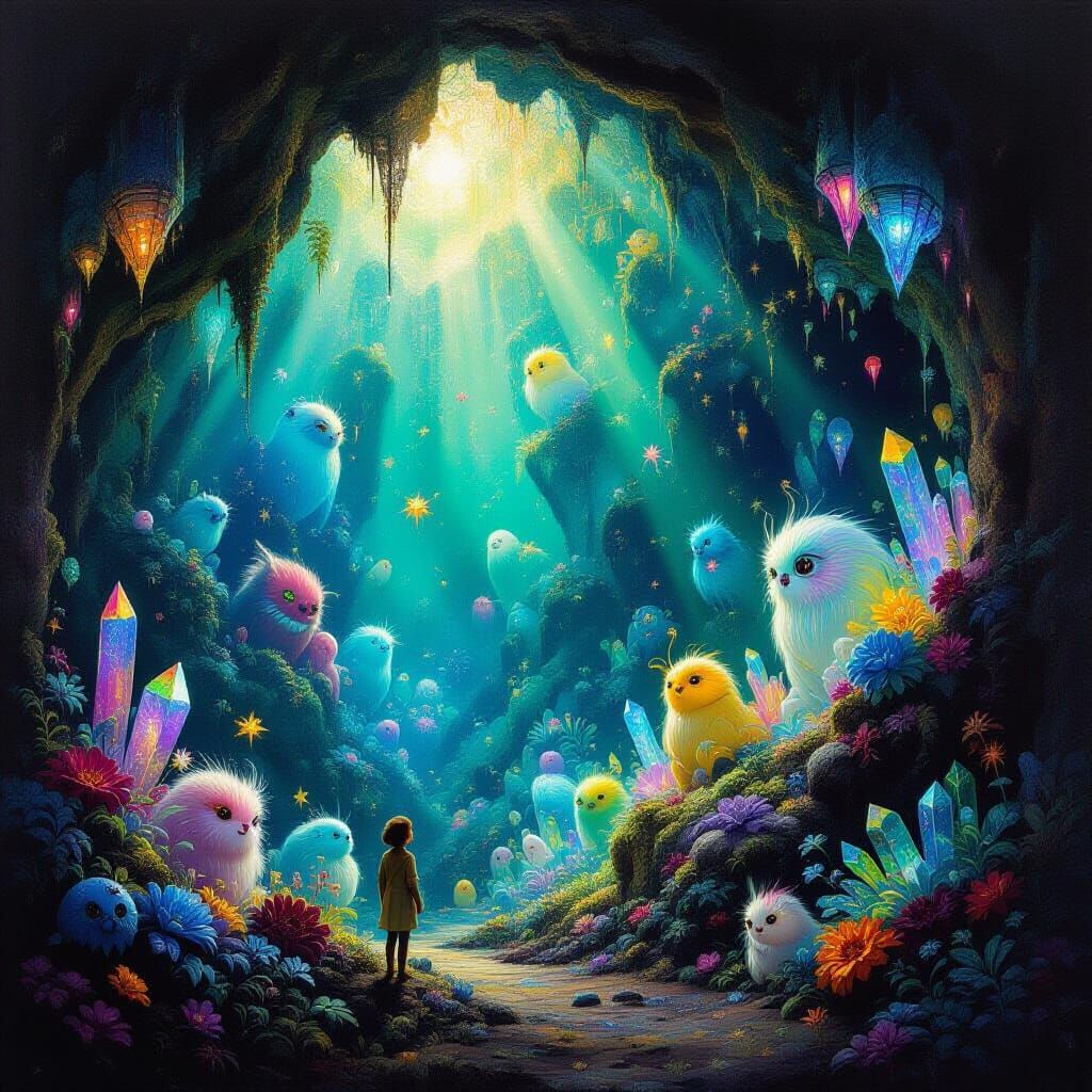 Hidden Underground World of Fantastical Creatures