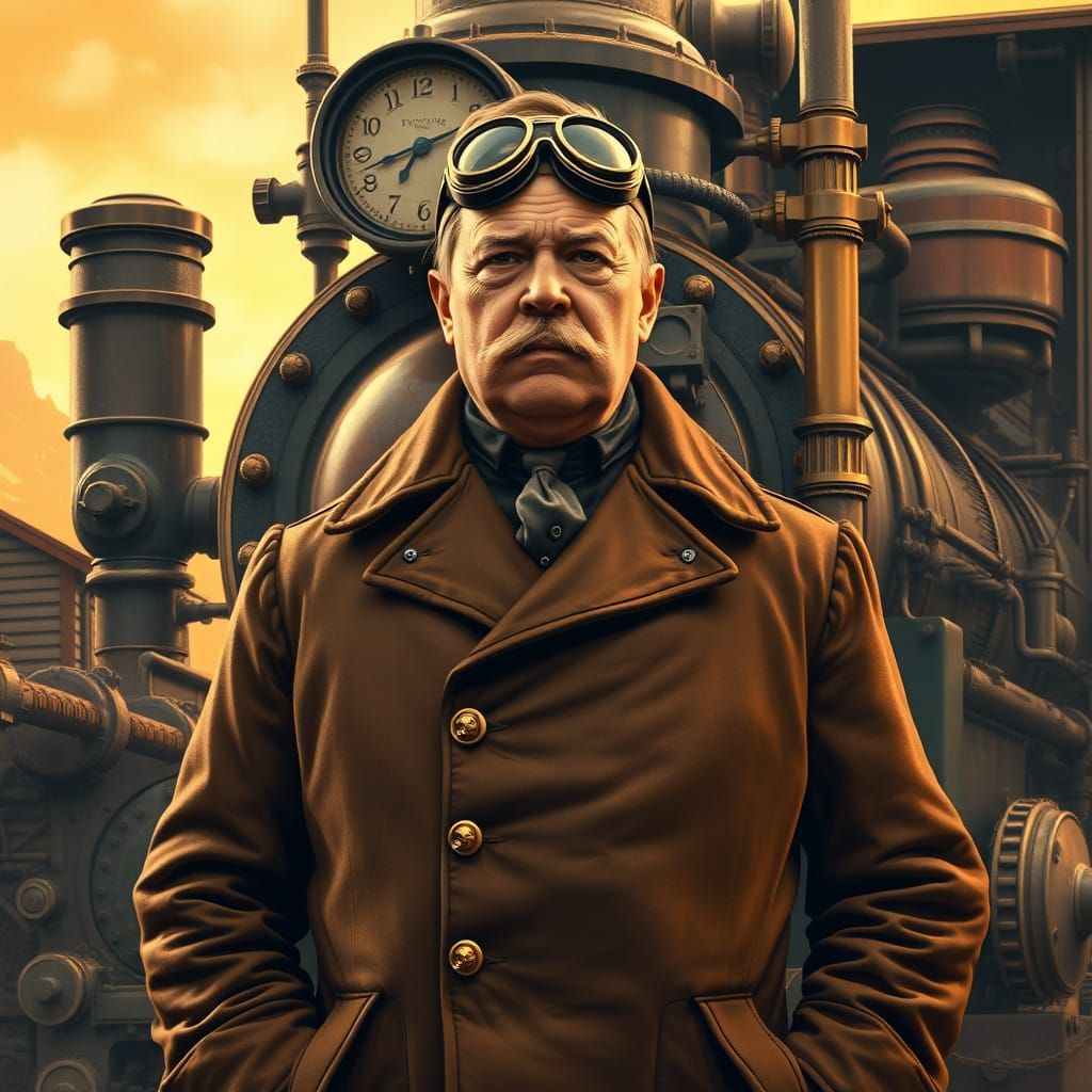 Steampunk Theodore Roosevelt