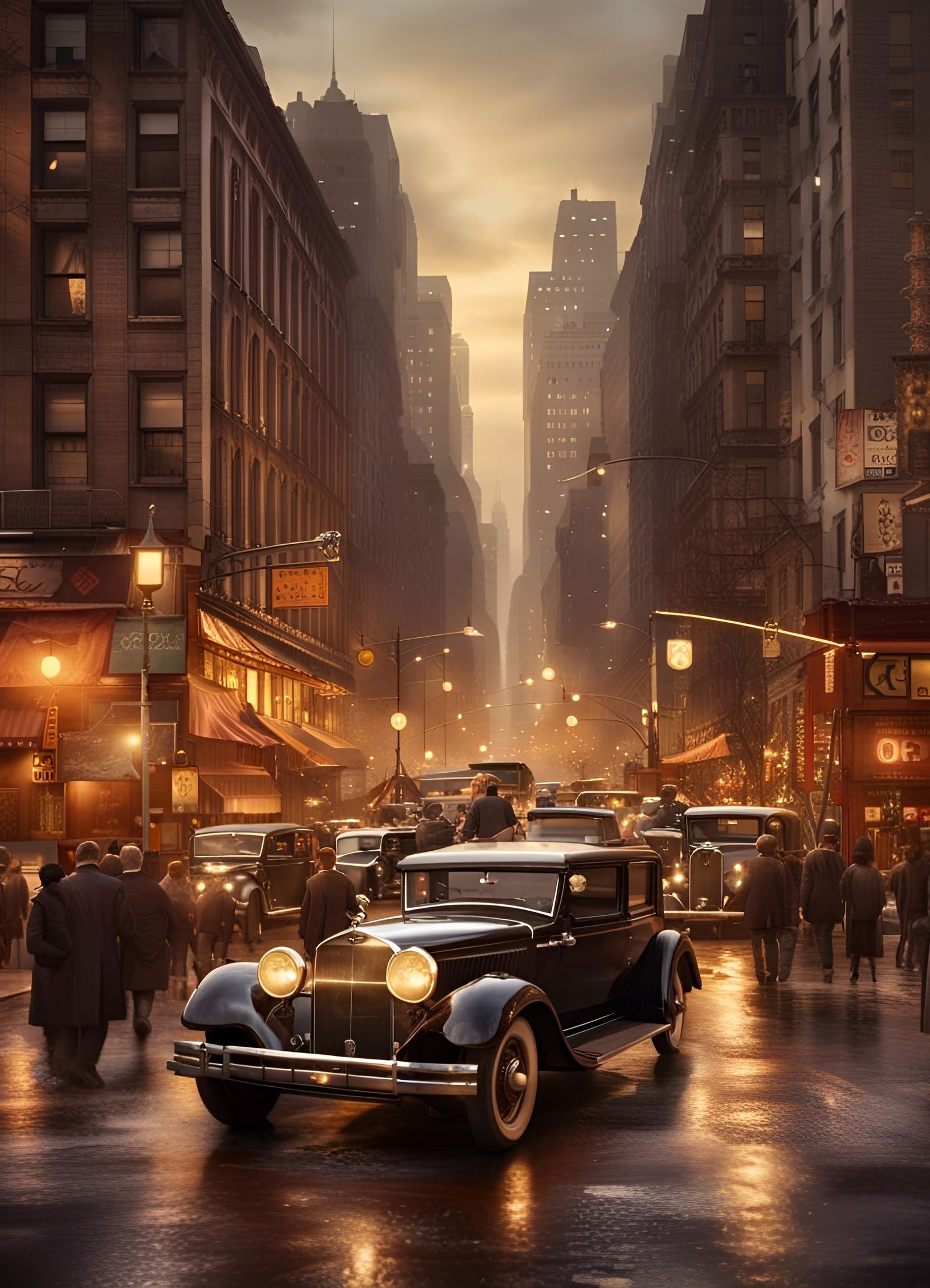 Old photography New York city 1920