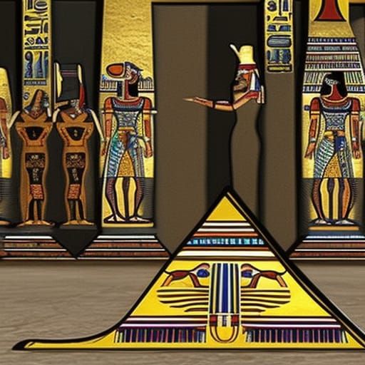 Ancient Egypt, pharaohs in tombs