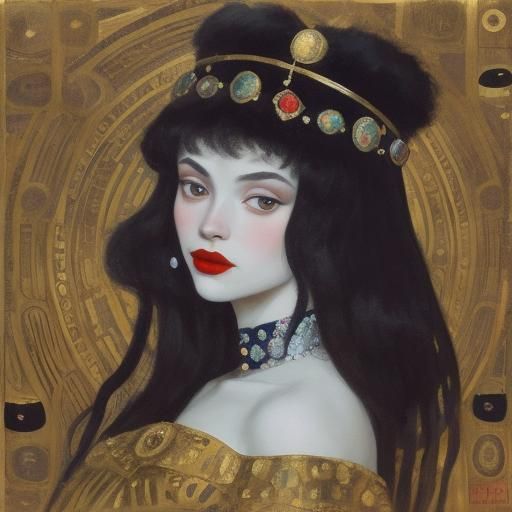 Elegant Vampires of Ancient Times: Art Nouveau Style