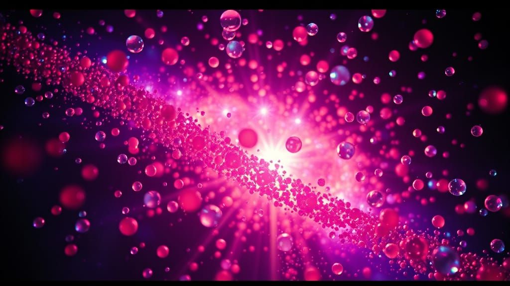 Vibrant Translucent Beads Form the Cosmos