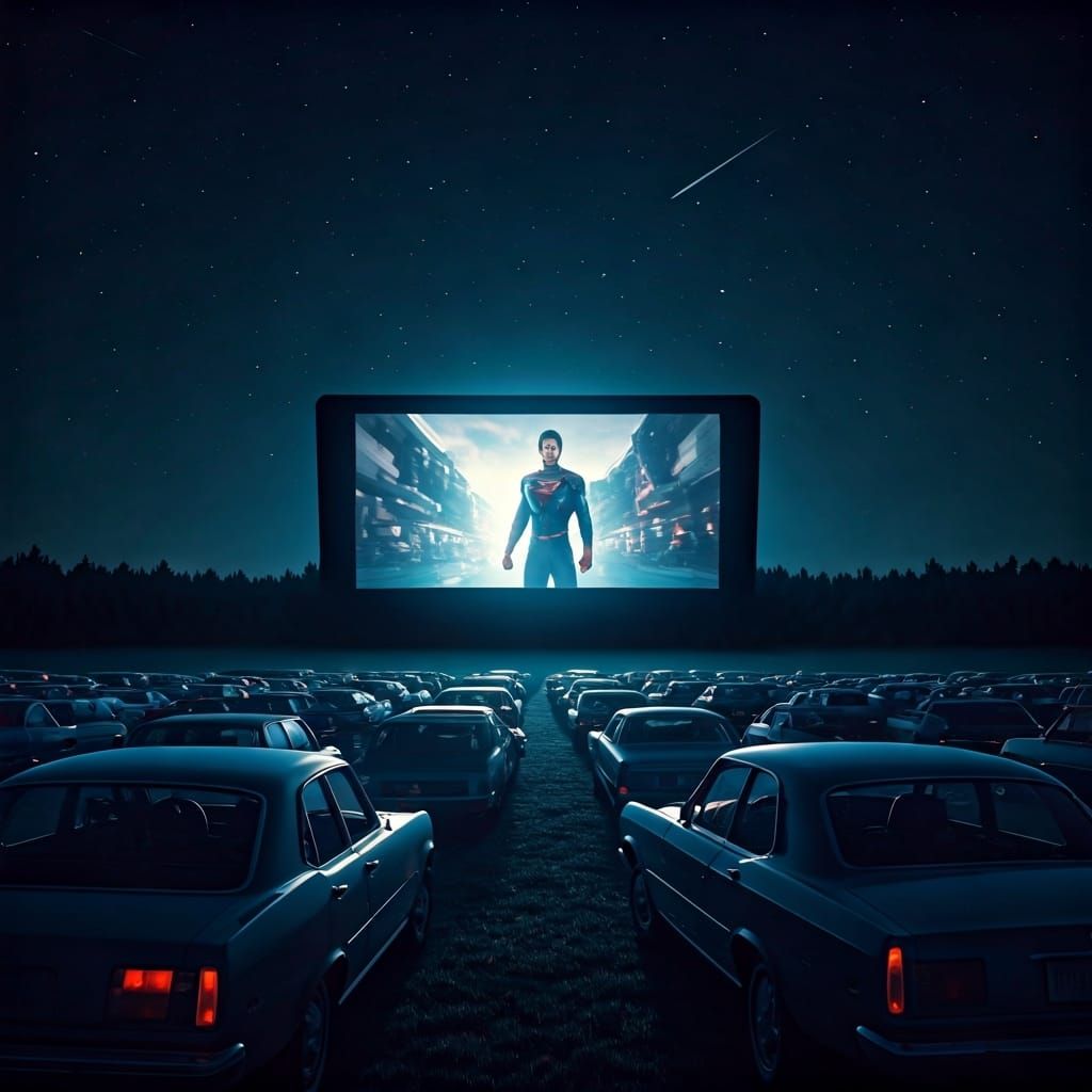 Drive-In Movie Night: Superhero Film Under the Stars