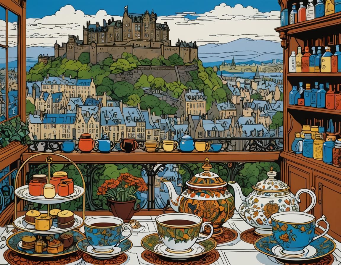 Tea by the Castle