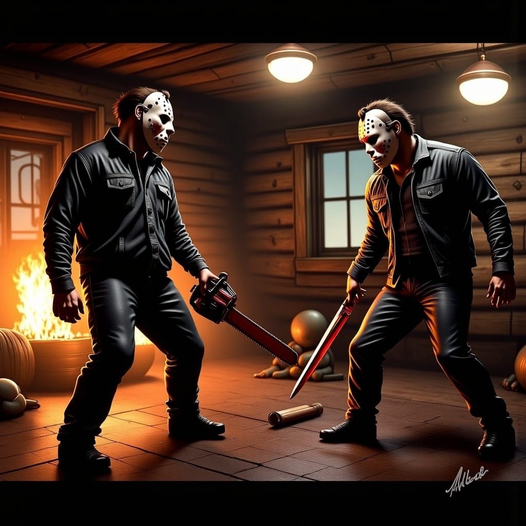 Horror Icons Clash: Jason vs. Michael
