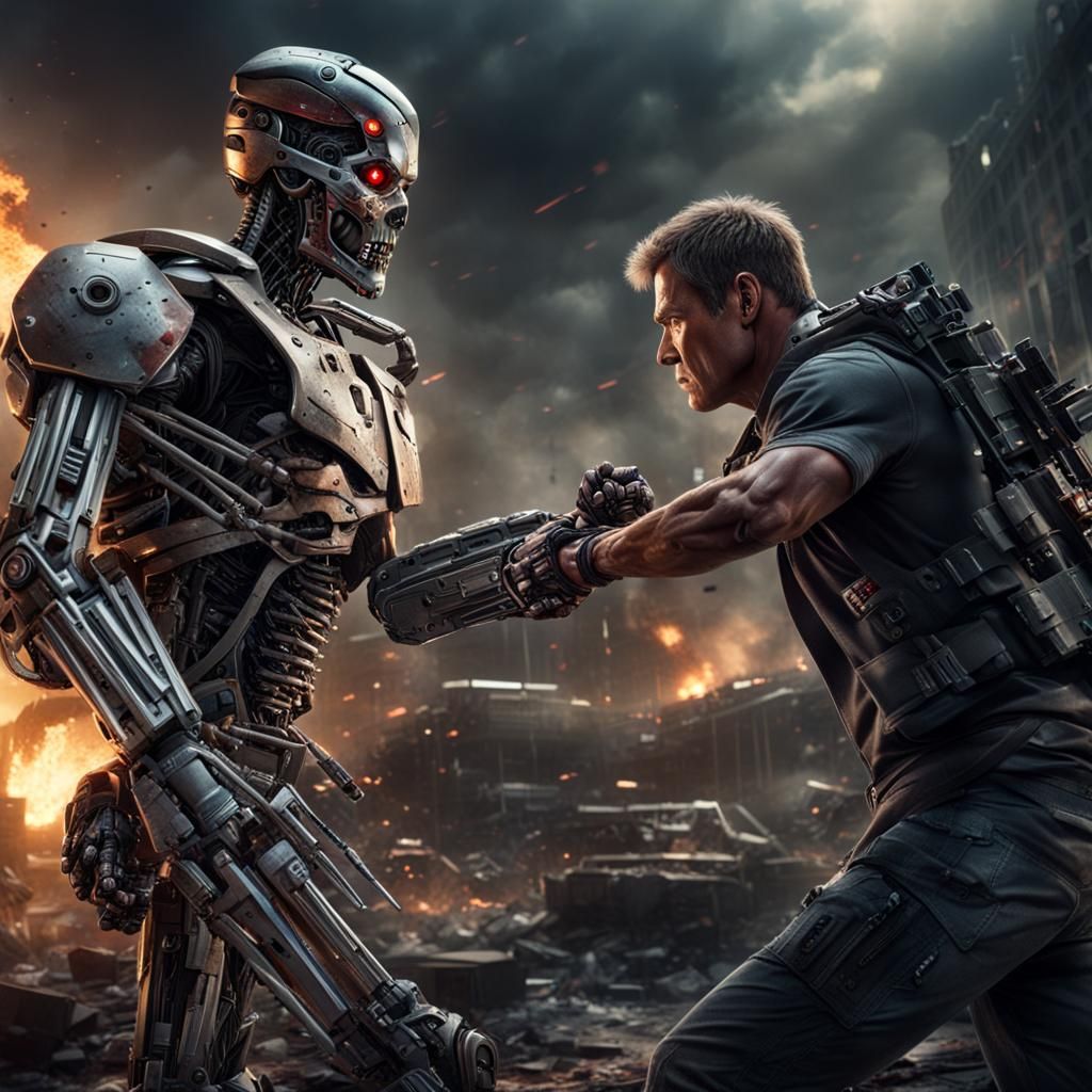 Terminator vs. Cyborg: Epic Battle