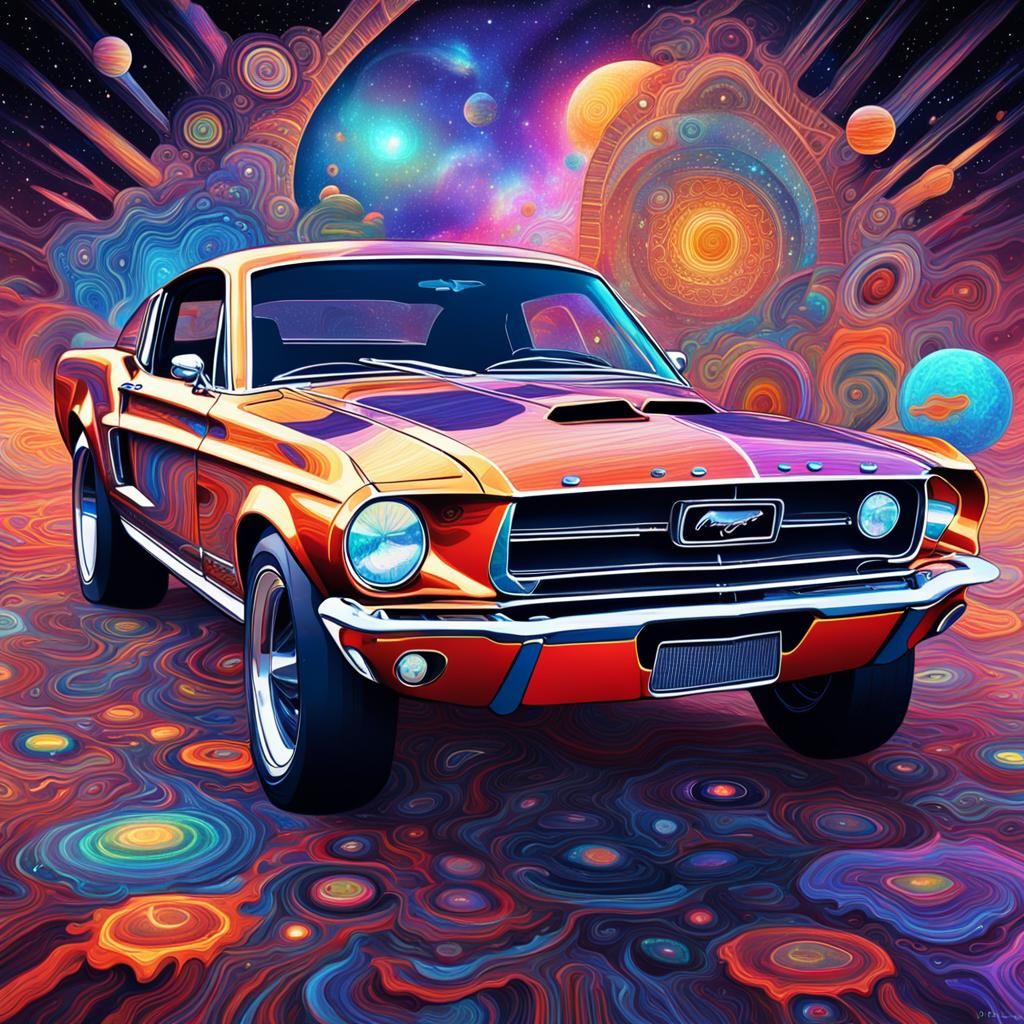 Psybient style A 1967 mustang