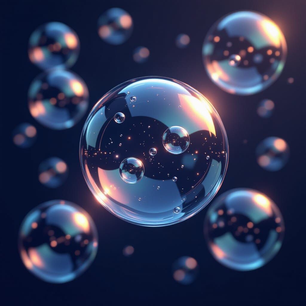 Elegant 3D Bubbles with Complex Geometry