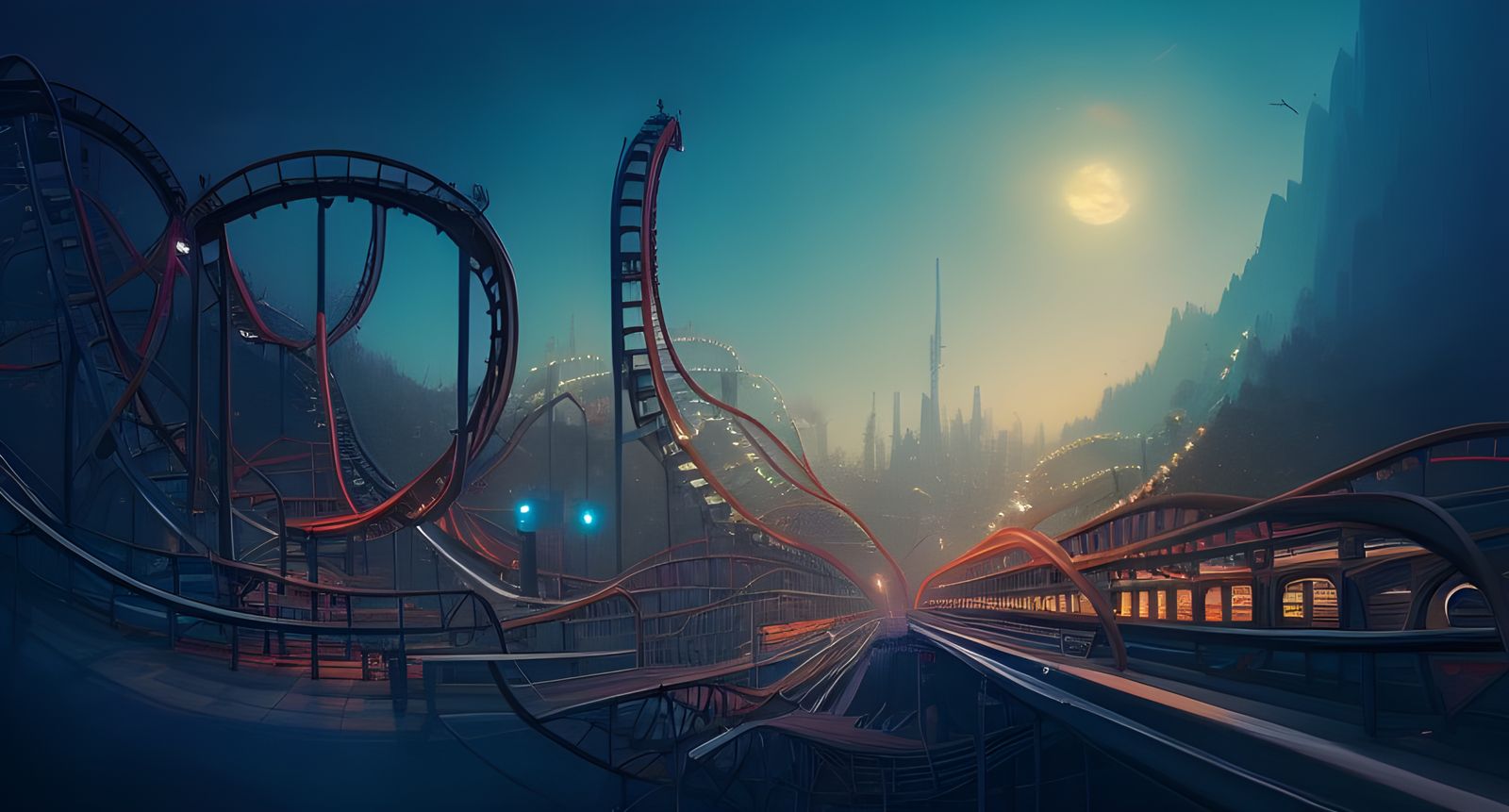 roller coaster network