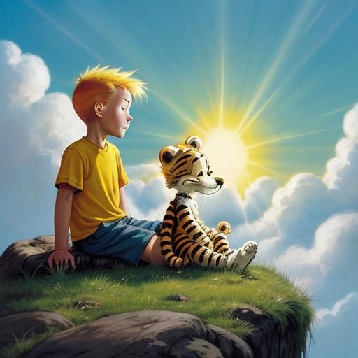 Calvin and Hobbes in Heavenly Sunshine