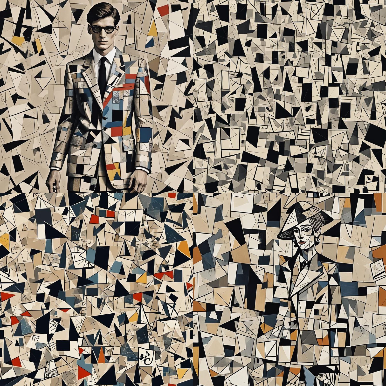 Picasso-Inspired Fashion Collection in Diverse Art Styles