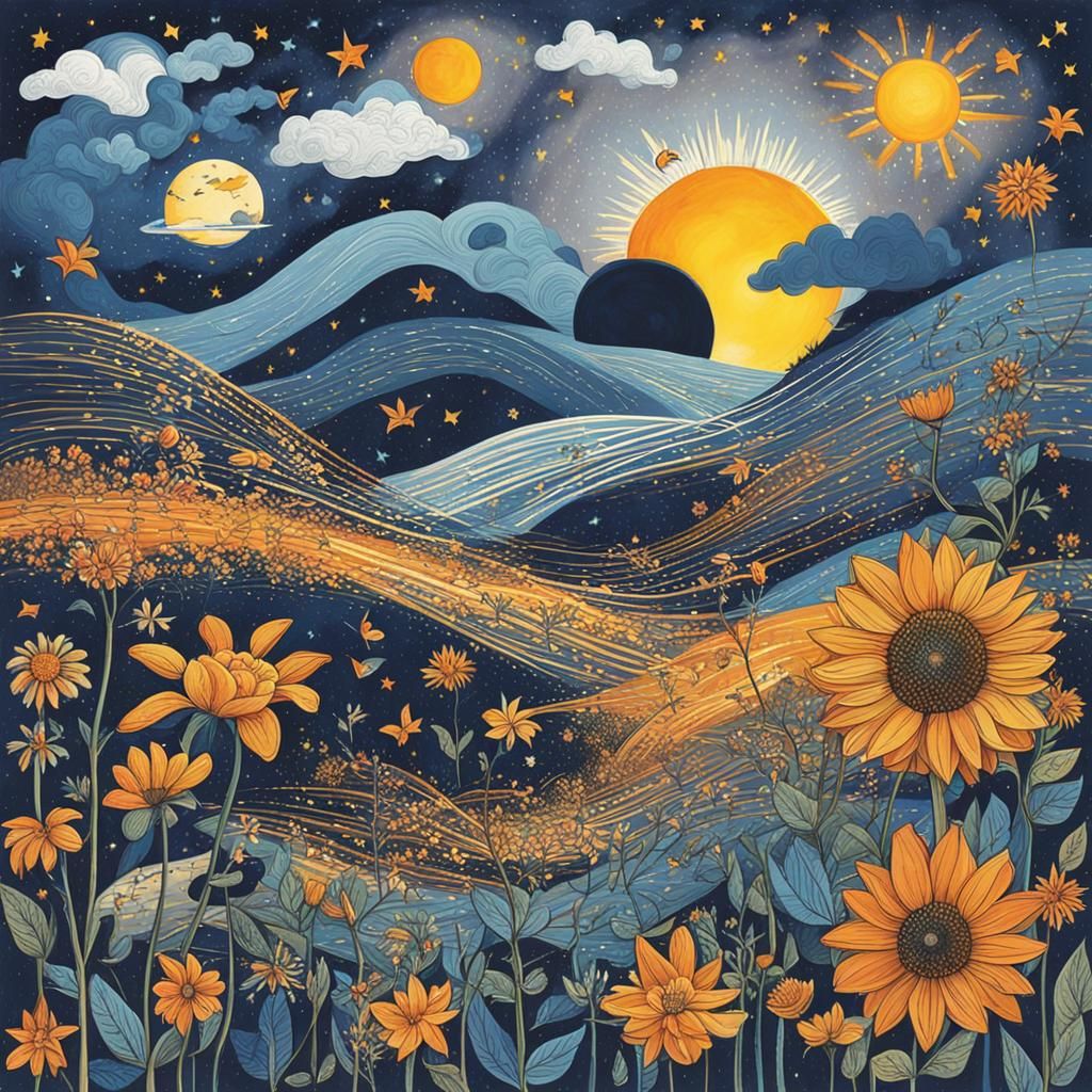 Night and Day: A Visual Interpretation