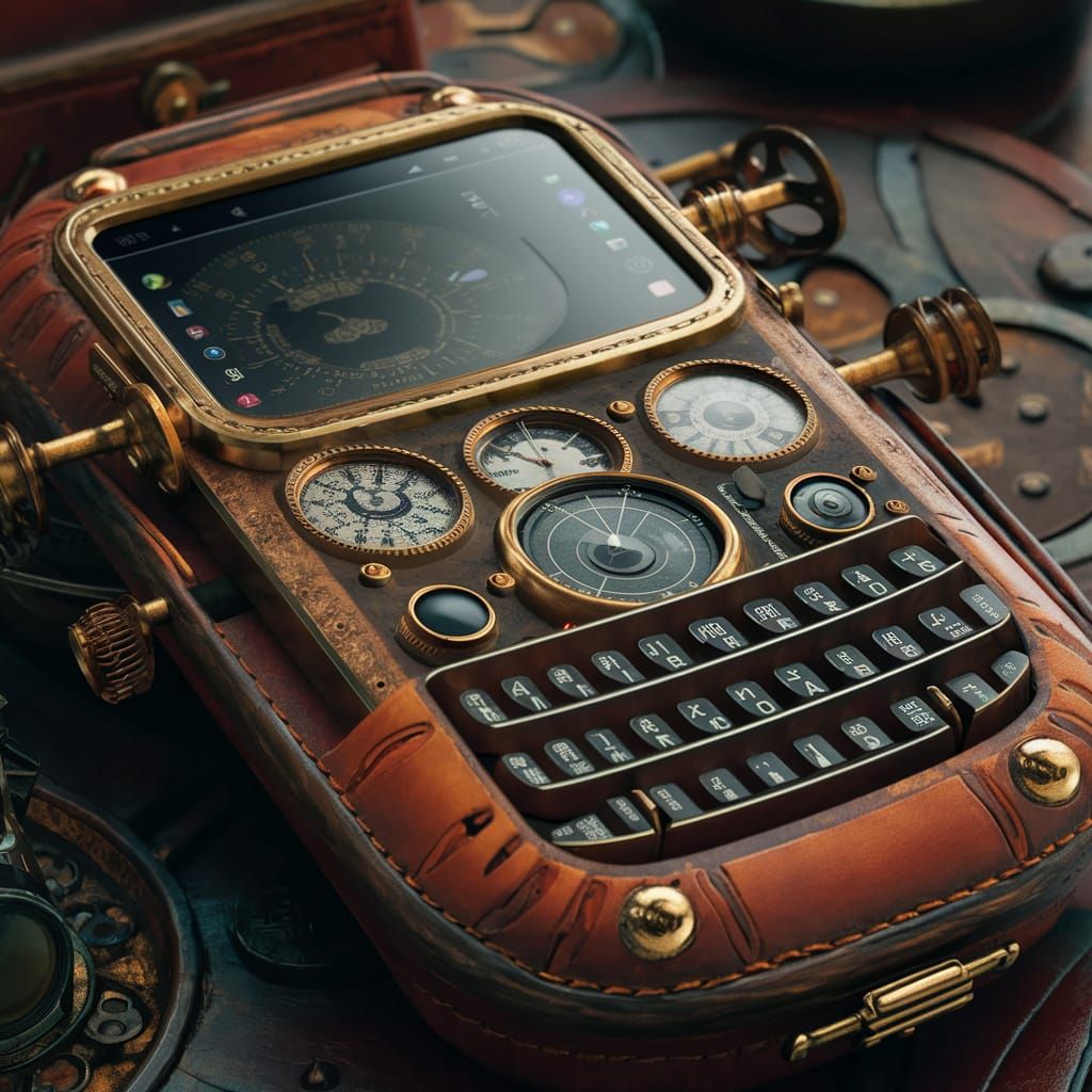 Steampunk Smart Phone