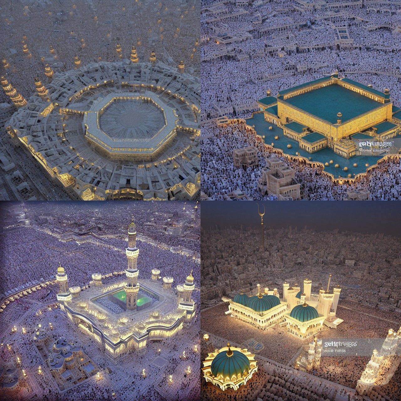 Masjidil Haram in Mecca: 3D Rendered Cinematic Architecture