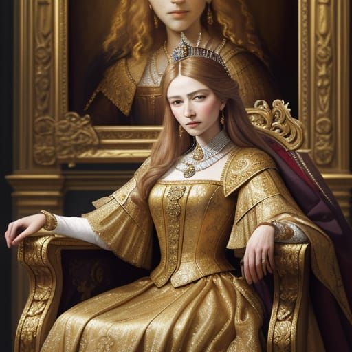 Eleanor of Aquitaine in Regal Opulence