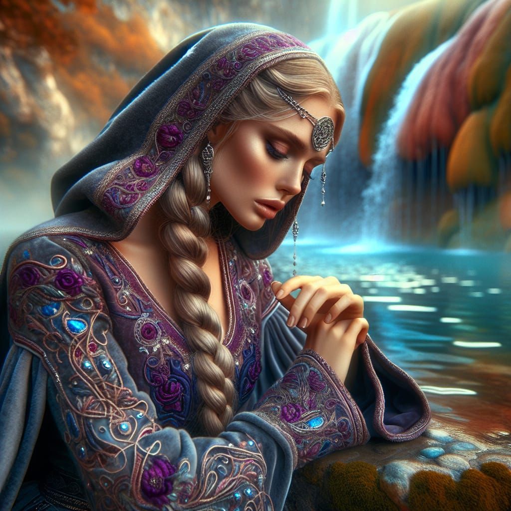 Celtic Goddess of Healing Springs: Romanticism Art