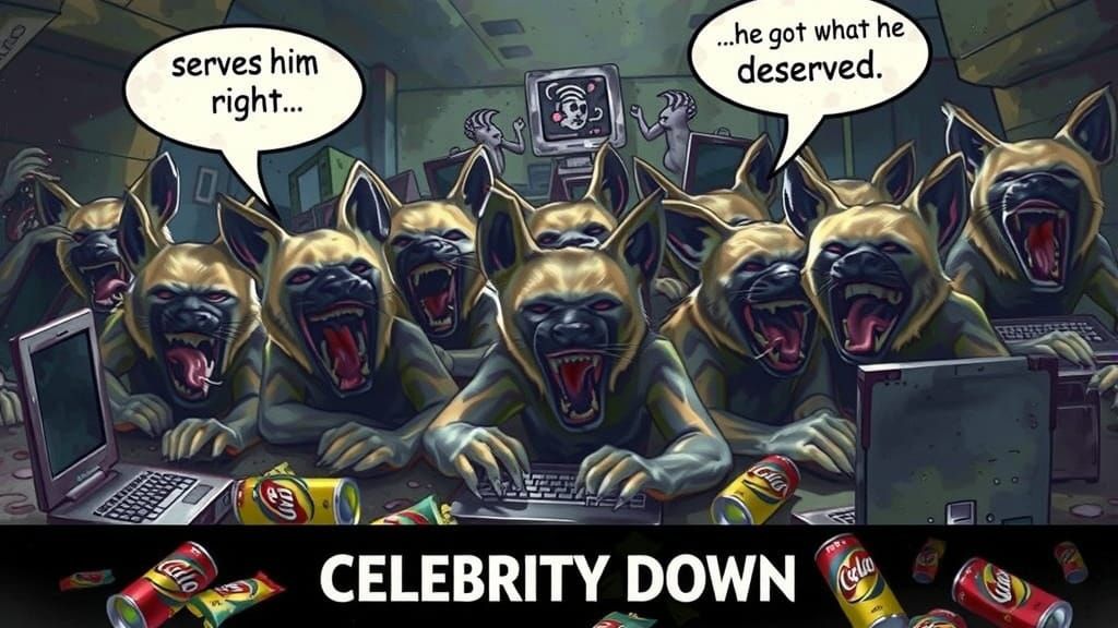 Hyenas Unleash Digital Fury in Dark Fantasy Style