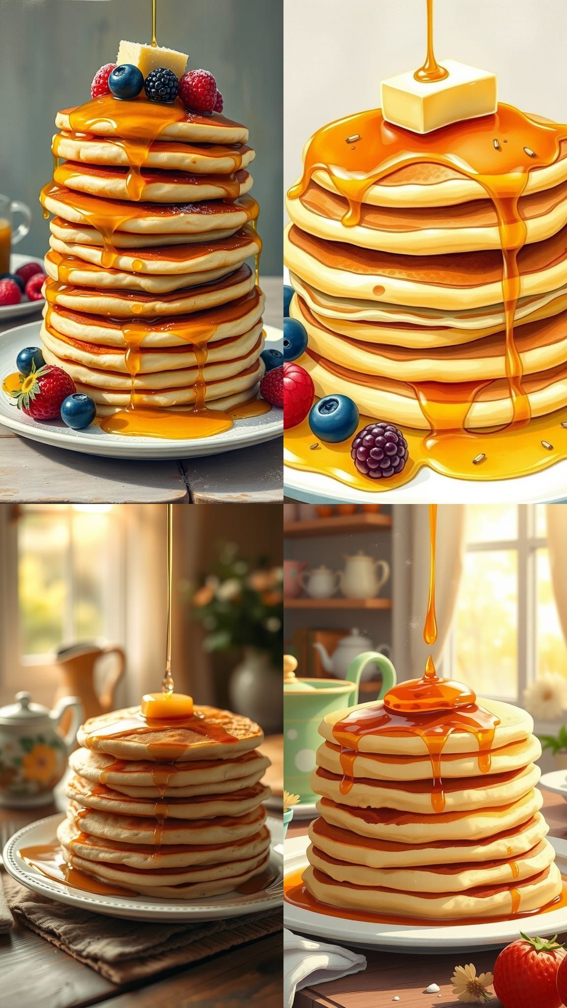 Delicious AI-Generated Pancakes