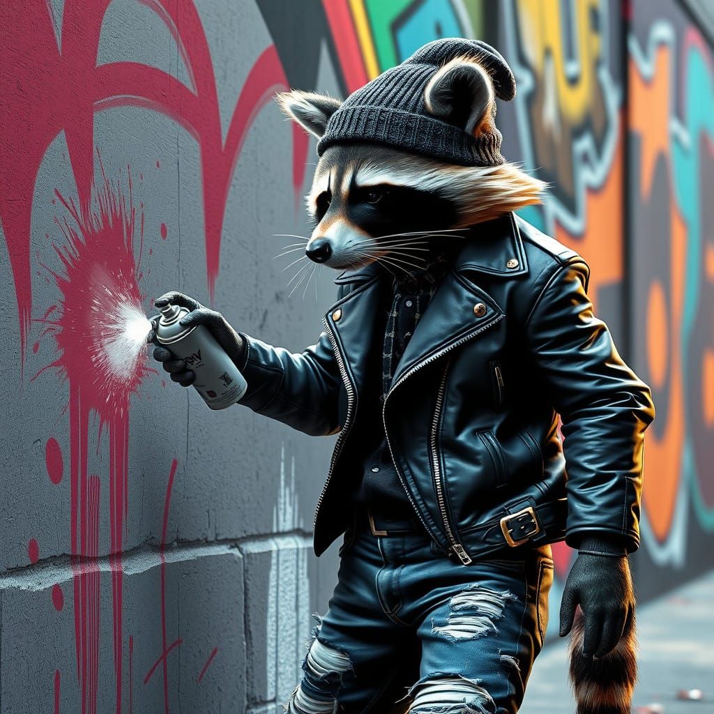 Surreal Street Art Fusion in Luxury Style