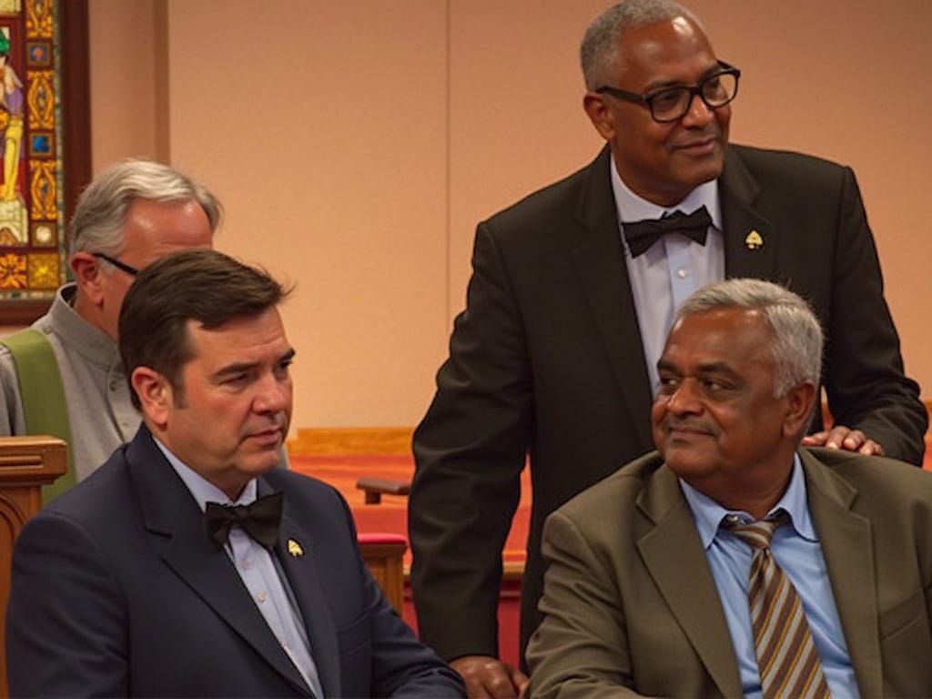 Solemn Baptist Deacon Ordination in Traditional African Amer...