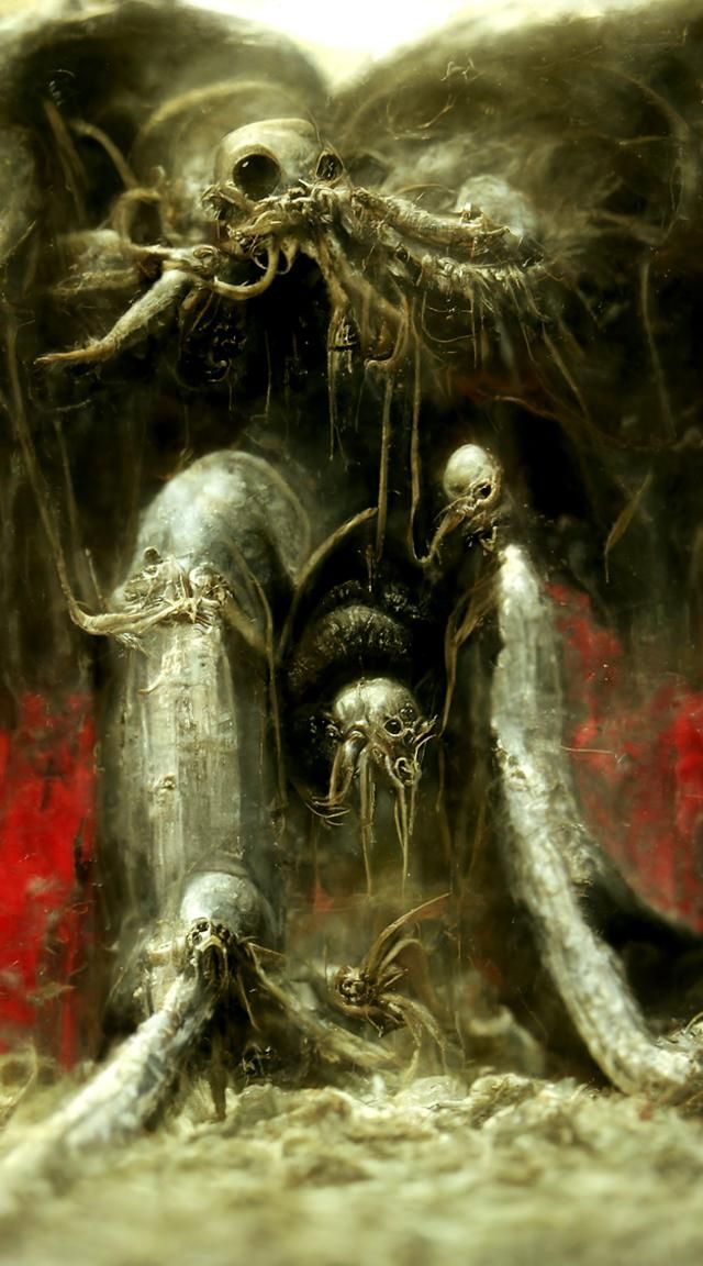 Pazuzu: Lord of Plague in Etched Biomechanical Horror