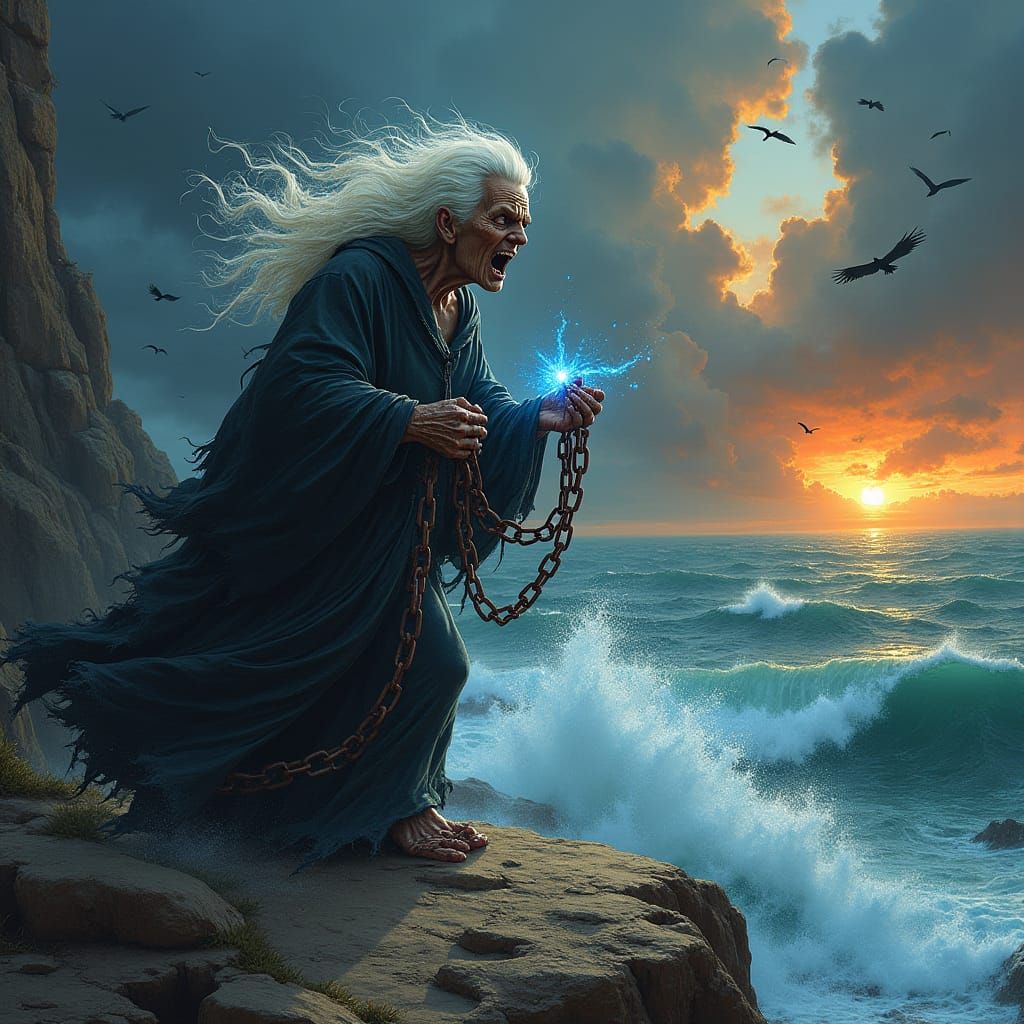 Wrath of the Sea Witch at Sunset