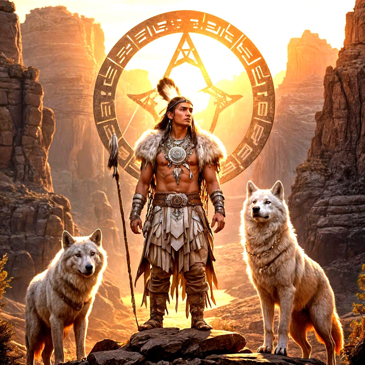 Stoic Warrior of Ancient and Futuristic Tradition