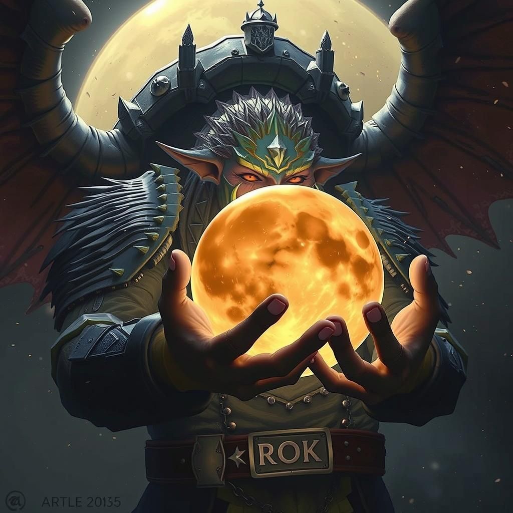 Angelic Guardian: Planet in Hand, Fantasy Art