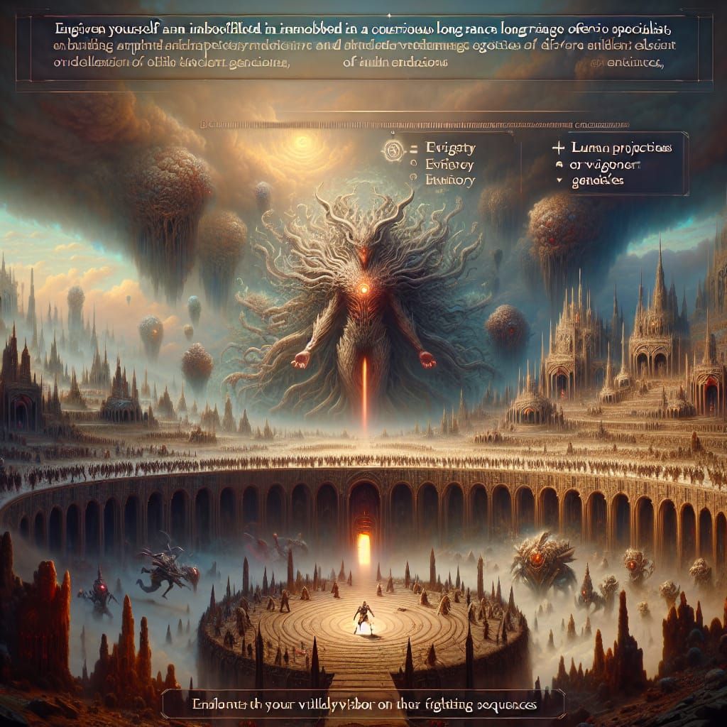 Mir 4 Battle Arena: Matte Painting in 8k