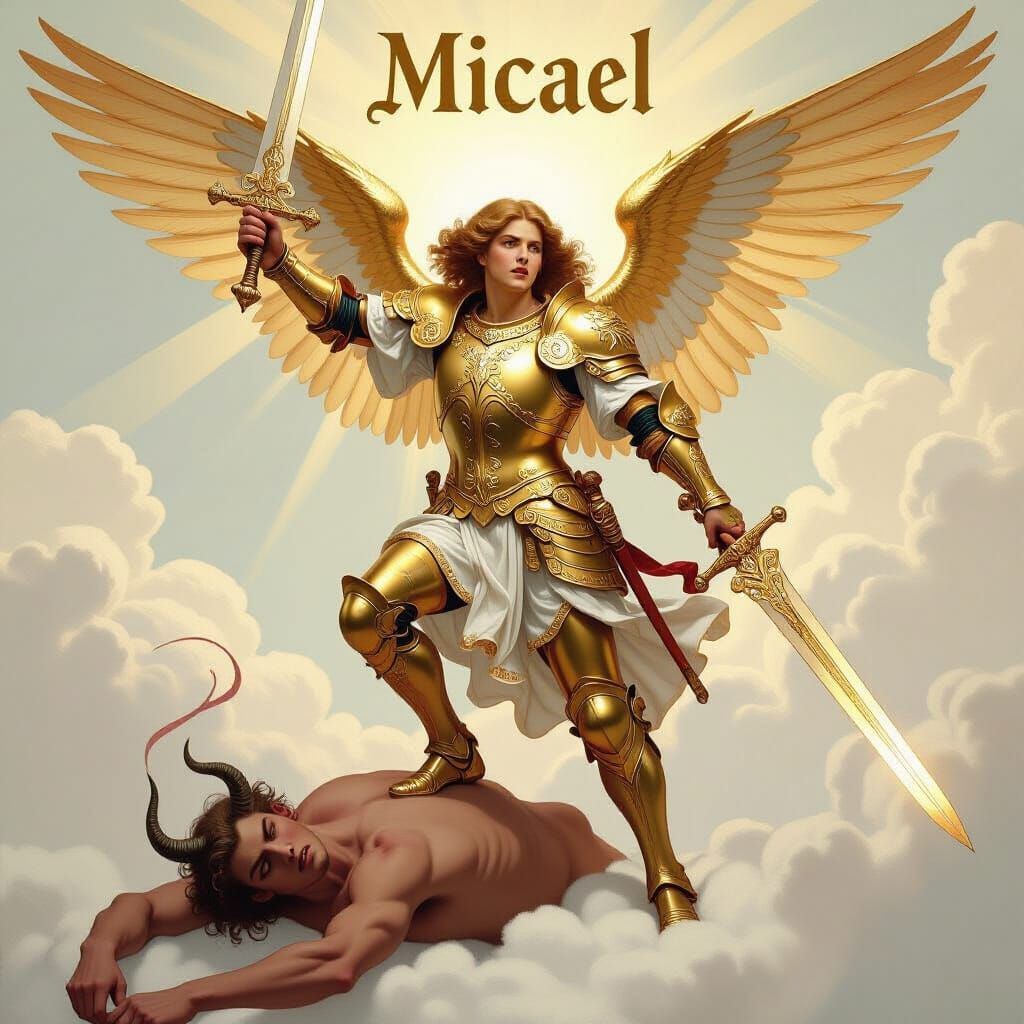 Saint Michael the Archangel in Baroque Armor