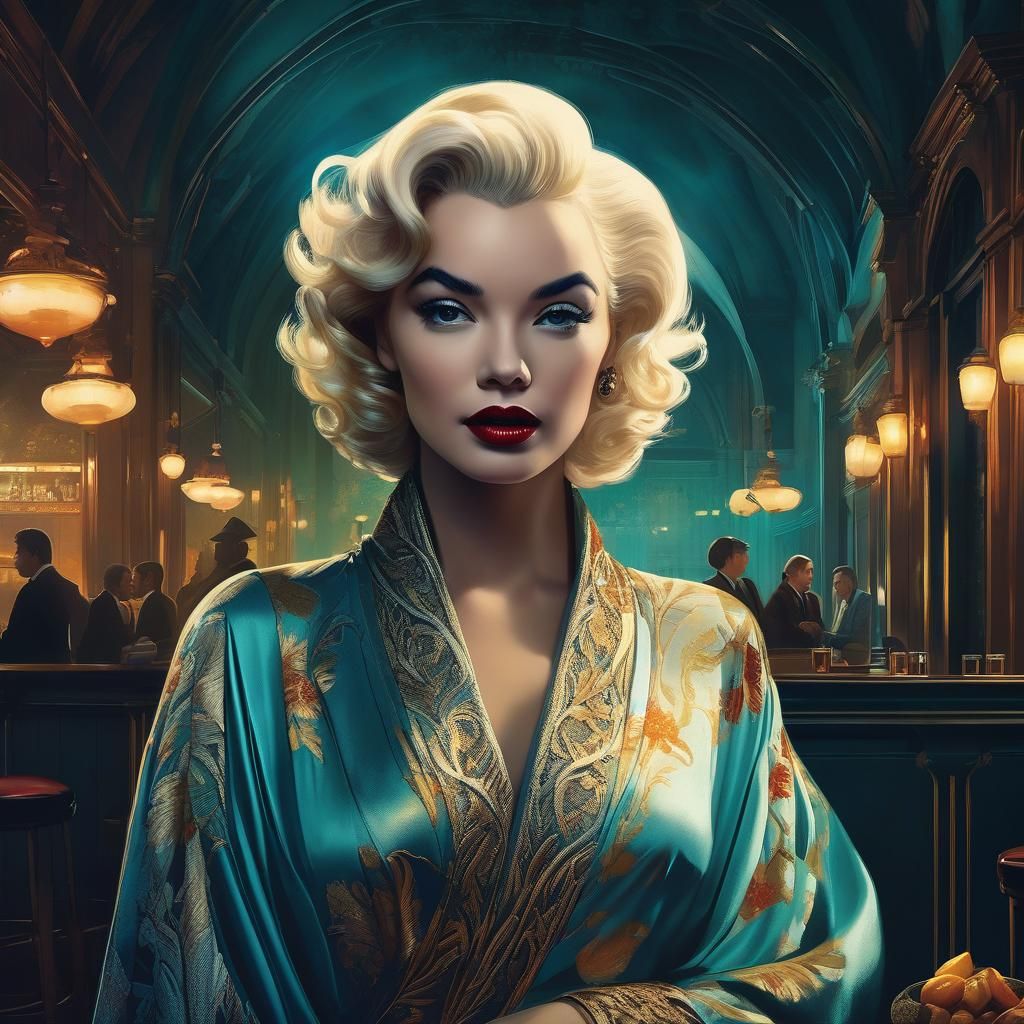 Movie Poster: Fairytale Scene with Marilyn Monroe