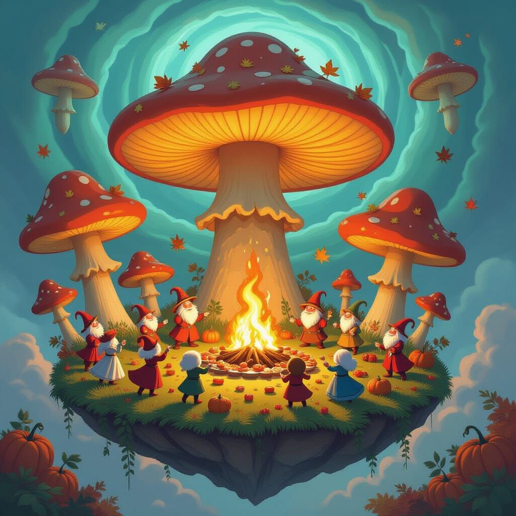 Fantastical Harvest Festival on Floating Island with Mythica...