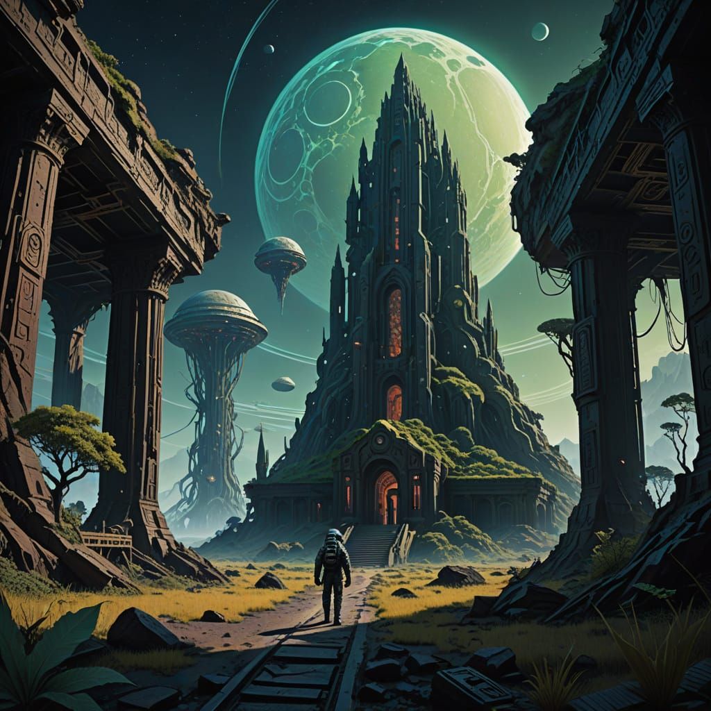 Astronaut Discovers Ancient Alien Temple Ruins