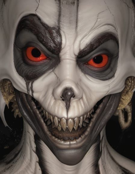 Monstrous Flea Hybrid in Photorealistic Horror Style