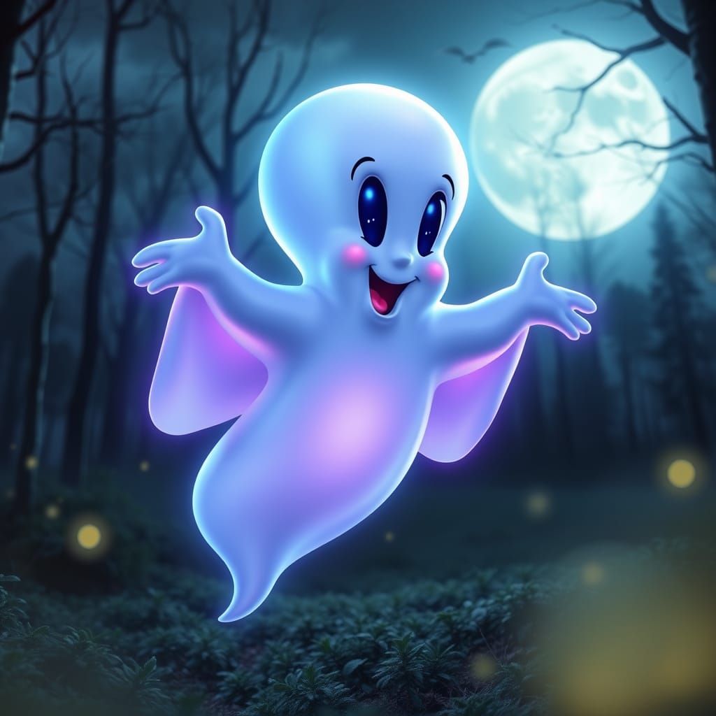 Casper the Ghost in Hyper-Realistic 8K HD