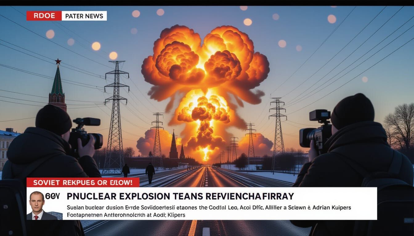 Soviet Nuclear Explosion Captured by Modern Reporters