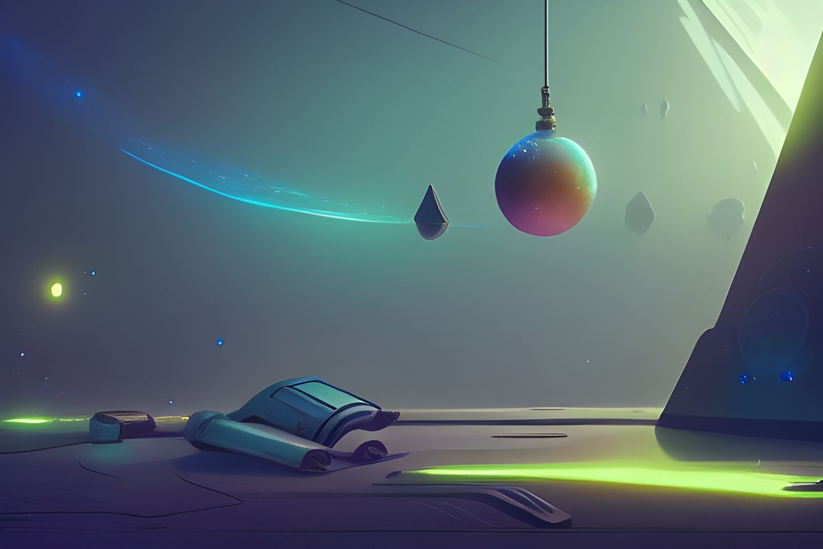 Clockpunk Art with Qajar and Pixel Influences