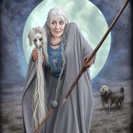 Celtic Goddess : Cailleach Bheur, or Blue Hag