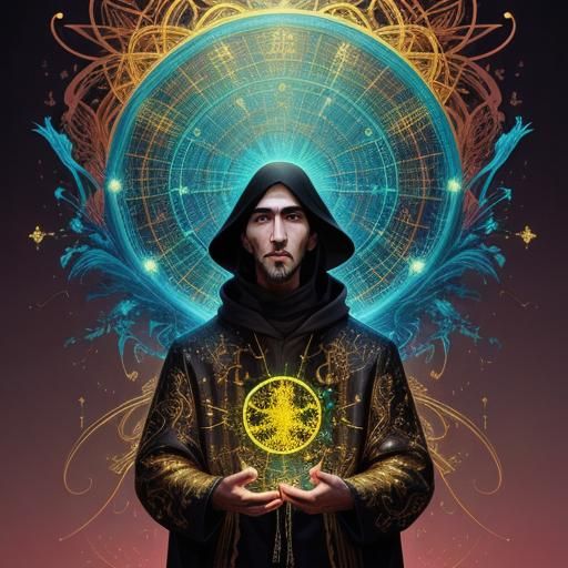 Luminous God: A Digital Art Concept