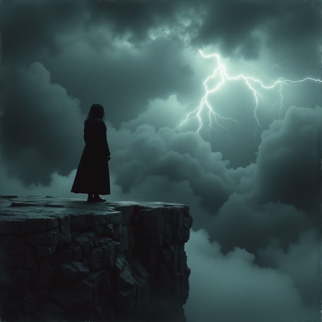 Ethereal Stormscape in Moody Atmospheric Style