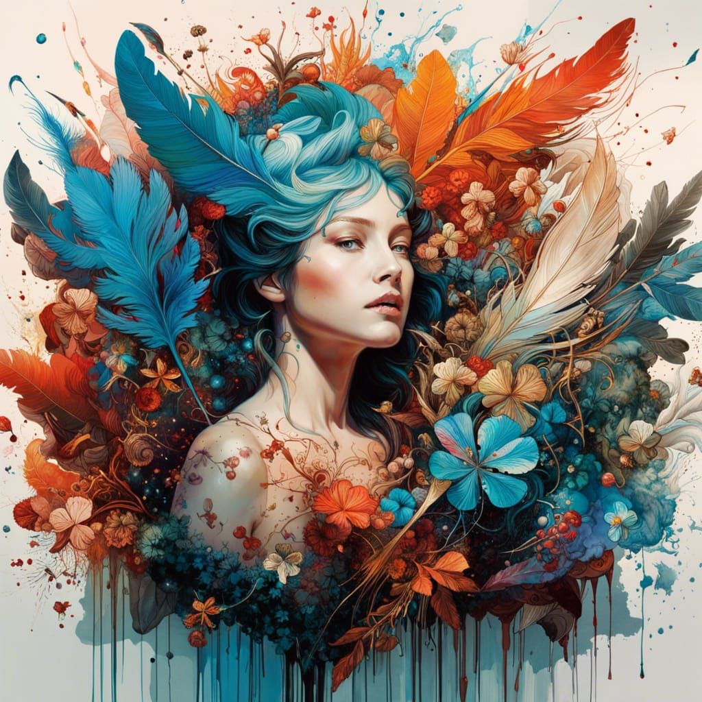 Symbols of Friendship as Inkblot Art