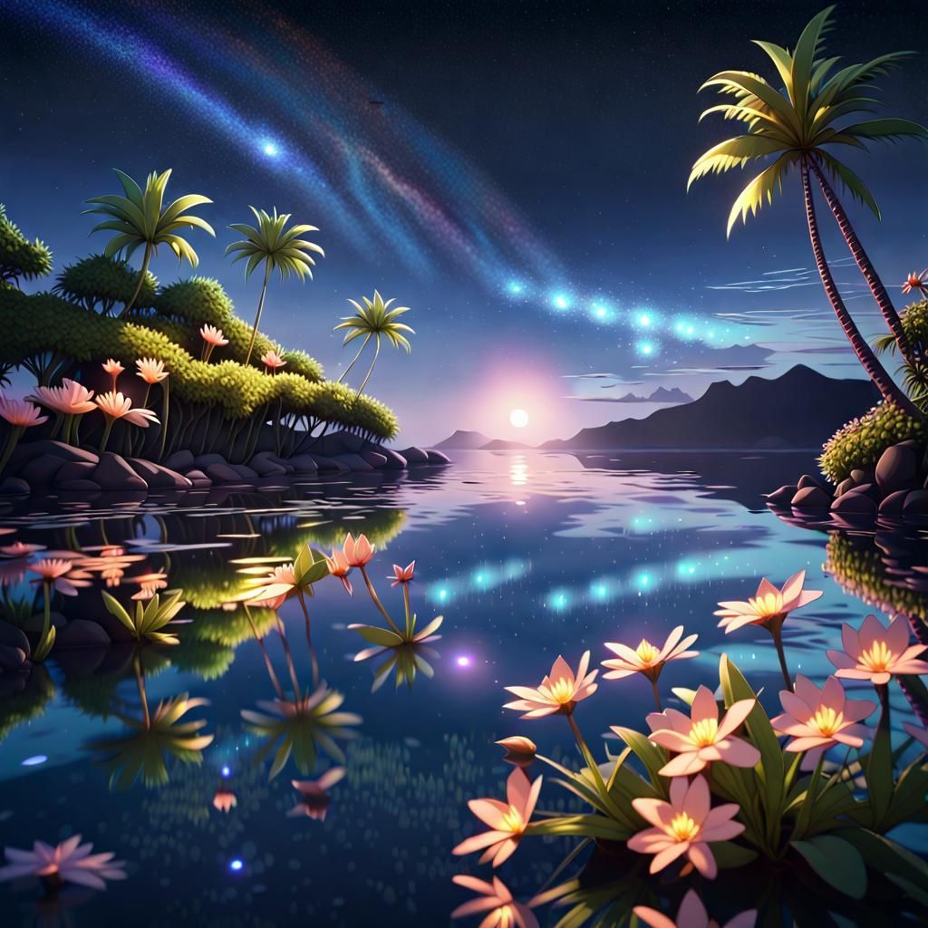 Beauty Of The Night In The Karabien