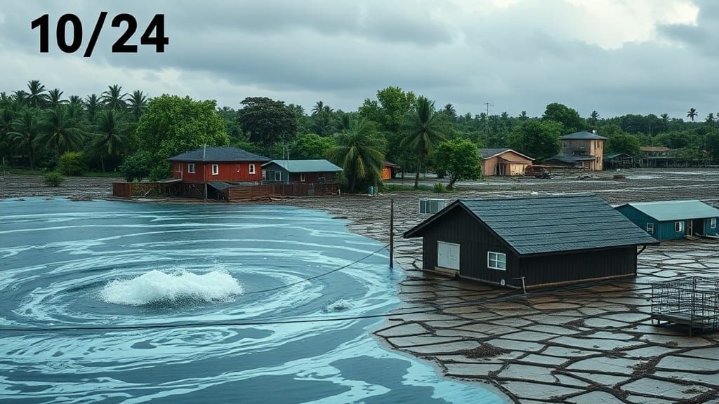 Global Warming: A Stark Visual Representation