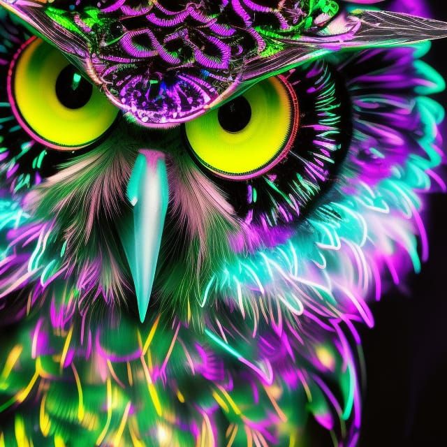 Neon Owl 2