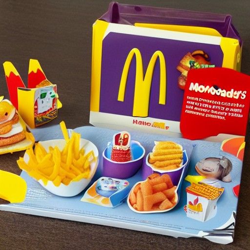 McDonald's Happy Meal Toy Illustration