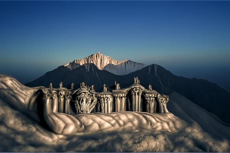 Mount Olympus at Dawn: Gothic Renaissance Fantasy